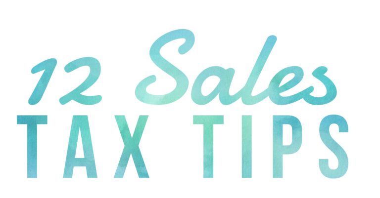 12 Small Business Sales Tax Tips