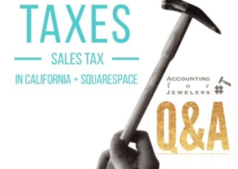 Sales Tax for California and Squarespace