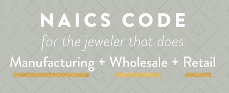 NAICS Code for the Jeweler that does Manufacturing, Wholesale and Retail