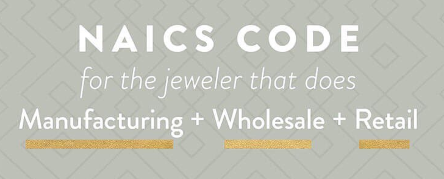 NAICS Code for the Jeweler that does Manufacturing Wholesale